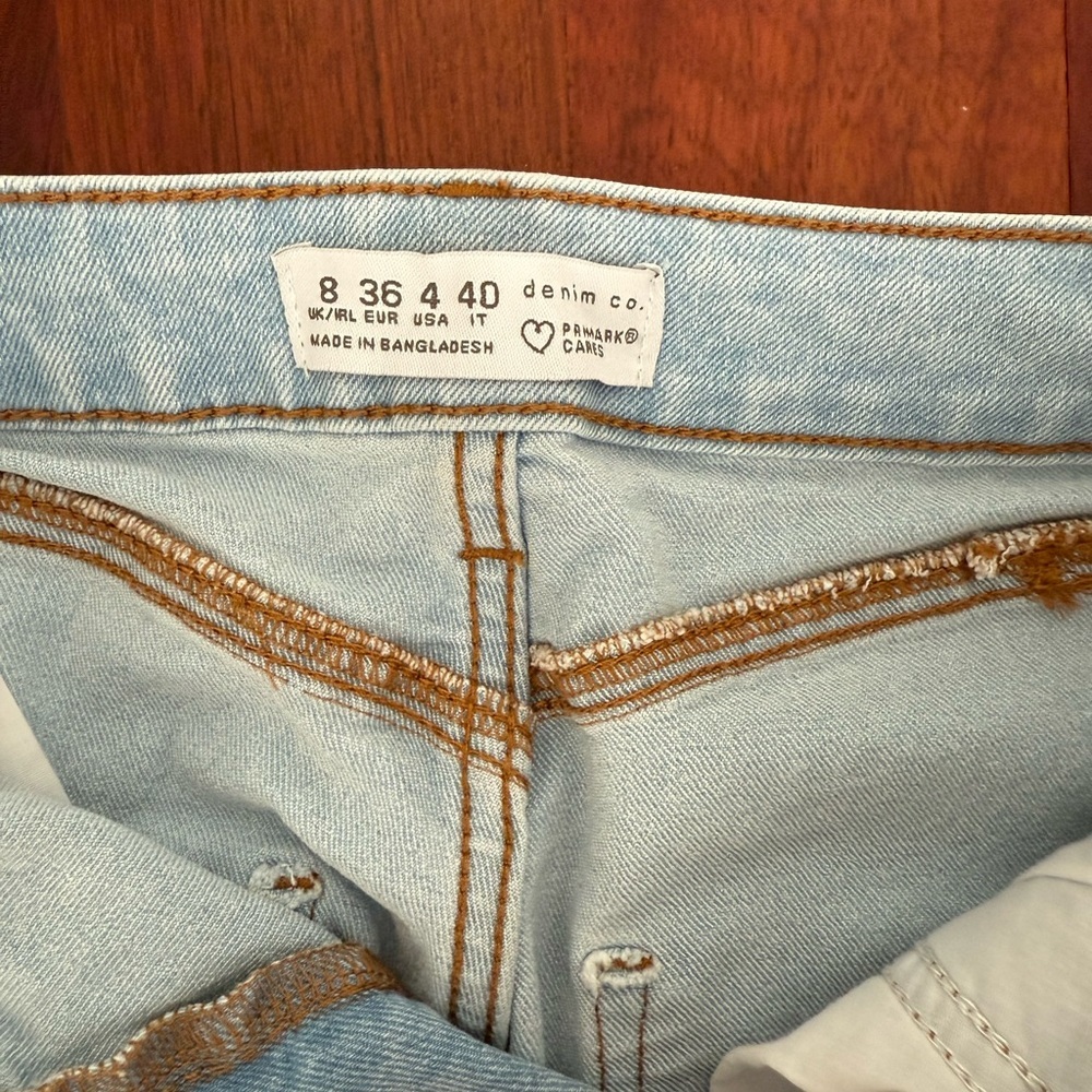 Primark Light Blue High Rise Jeans - Picture 3 of 3